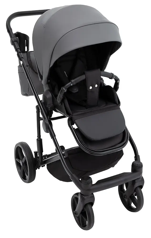 Детская коляска 2 в 1 Adamex Zico Eco Sa-4 темно-серый